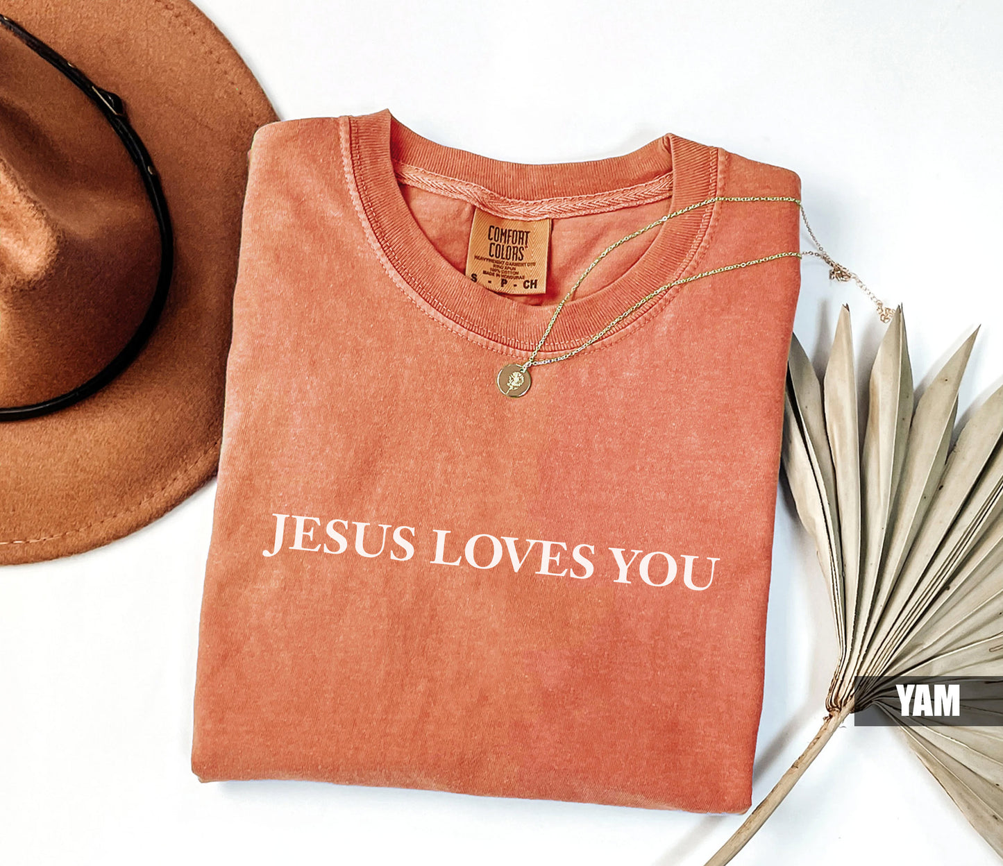 Jesus Loves You Comfort Color T-Shirt, Christian Apparel Shirt, Gift For Jesus Lover, Bible Verse Tshirt, Christian Clothing